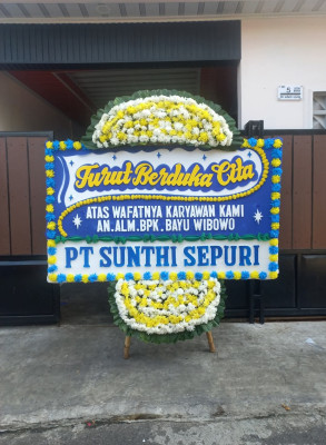 Papan Bunga Duka di Rangkui