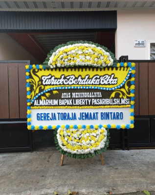 Papan Bunga Duka di Rangkui