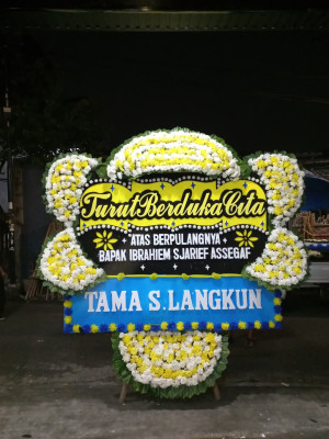 Papan Bunga Duka di Rangkui