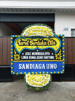 Papan Bunga Duka di Rangkui